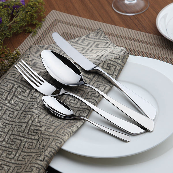 Simple Style Cutlery Set 24pcs